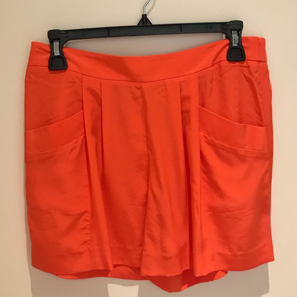 Orange Trina Turk shorts